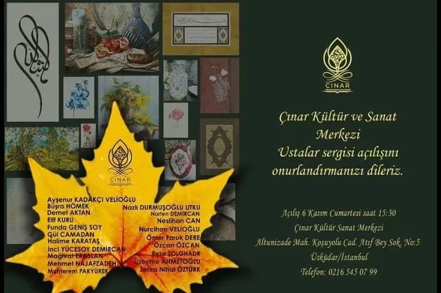 Çınar Kültür ve Sanat Merkezi'nde 'Ustalar' sergisi 6 Kasım'da başlıyor