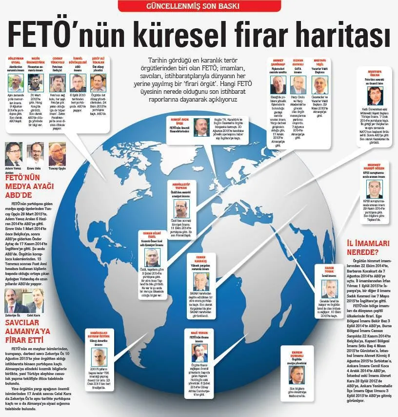 FETÖ’nün küresel firar haritası-1