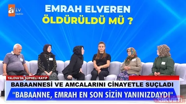 Emrah'ın Kız Kardeşi Esra, Hala Havva İle Ağabeyi Dışında Ailesinden Kimsenin Konuşmadığını Söyleyerek, "Ağabeyim Ara Sıra Halamın Yanına Ordu'ya Giderdi...