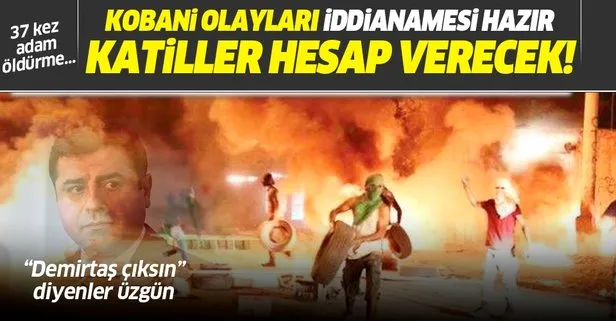 Son dakika: Ankara Cumhuriyet Başsavcılığı’ndan Selahattin Demirtaş dahil 108 kişi hakkında ’Kobani’ iddianamesi!