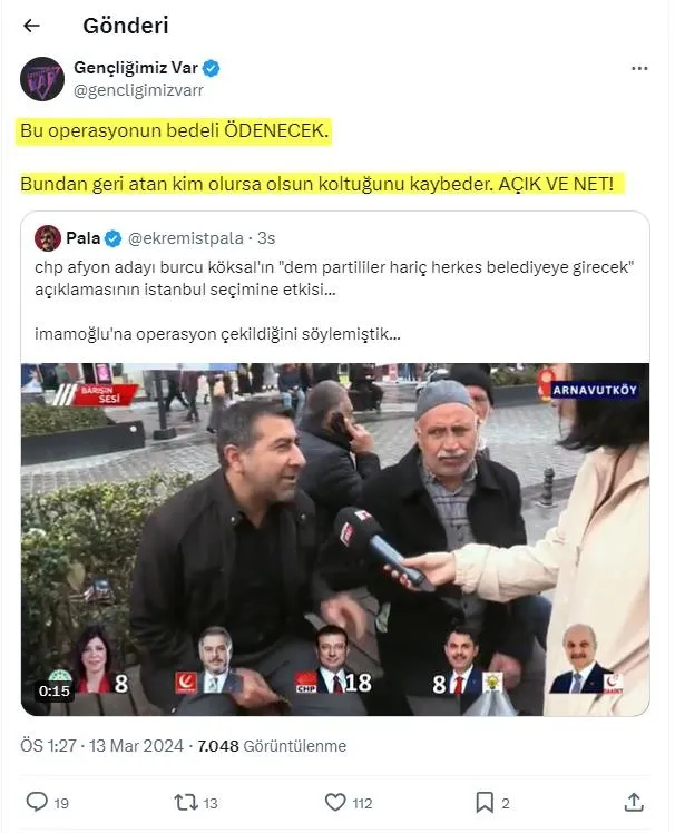 1710336495237.jpeg İmamoğlu'ndan 'DEM'li operasyon! Kılıçdaroğlu'na "bedel ödeyeceksin" tehdidi: Özgür Özel'e "koltuğu kaybedersin" resti-4