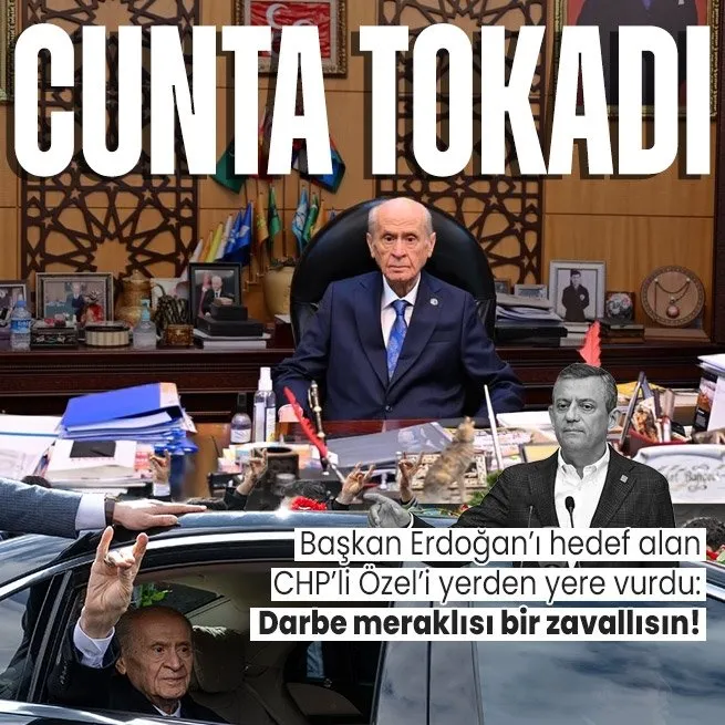 Devlet Bahçeli’den Başkan Erdoğan’ı hedef alan CHP’li Özel’e sert tepki: Darbe meraklısı bir zavallı!