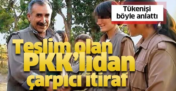 Teslim olan PKK’lıdan çarpıcı itiraf! Tükenişi böyle anlattı