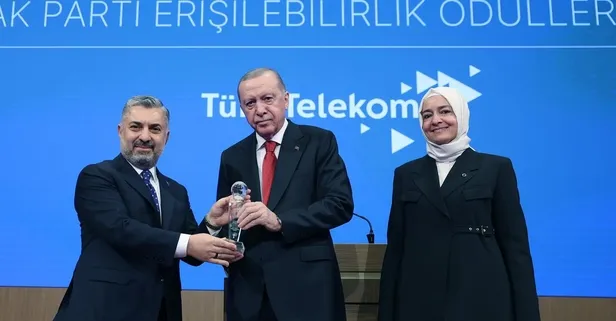 Türk Telekom'a Dijital Erişilebilirlik ödülü! Başkan Erdoğan tarafından takdim edildi