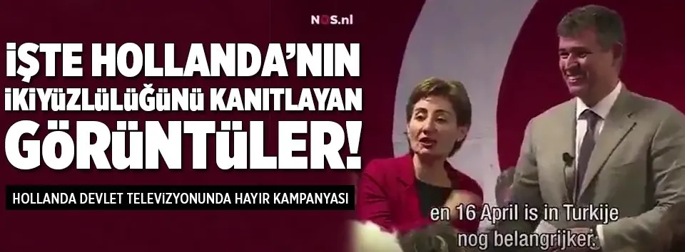İşte Hollanda'nın 'evet' korkusunun kanıtı