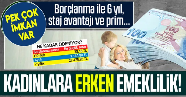 Kadınlara erken emeklilik