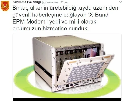 Orduya 'X-Band EPM Modem' geliyor - 1
