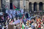 İZLE I İskoçya’da Filistin’e destek gösterisi! “Utanın ikiyüzlü yöneticiler”