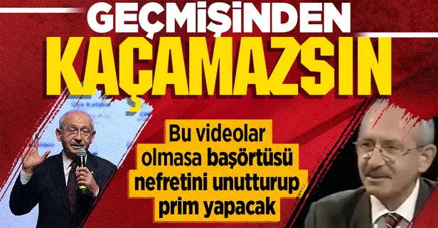 Kılıçdaroğlu'nun başörtüsü samimiyetsizliğini gözler önüne seren video!