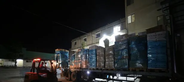 Tıbbi malzemeler Gazze’ye ulaştı
