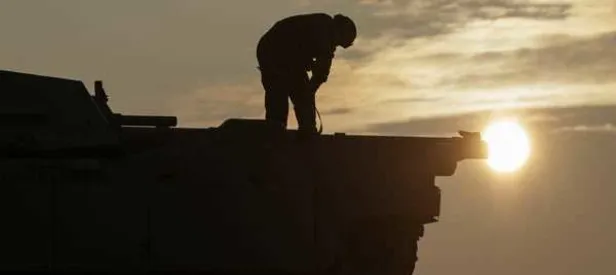 ABD tankları Karadeniz kıyısında