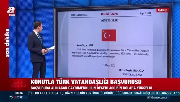 Konutla Türk vatandaşlığı başvurusu 400 bin dolara çıkarıldı
