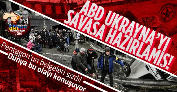 ABD Ukrayna'yı Rusya'ya karşı savaşa hazırlamış! Pentagon'un şok belgeleri sızdırıldı