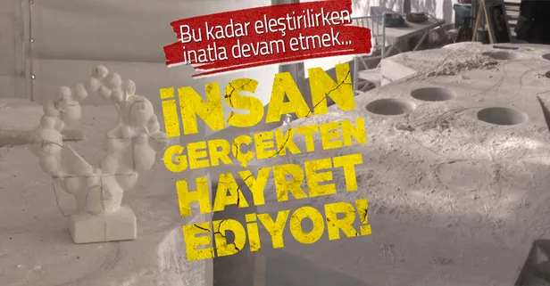 CHP'li belediye heykellerden vazgeçemiyor! Maltepe Belediyesi Uluslararası Taş Heykel Sempozyumu'nu başlattı