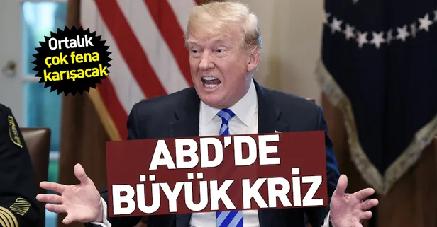 ABD'de büyük kriz! Ortalık çok fena karışacak...