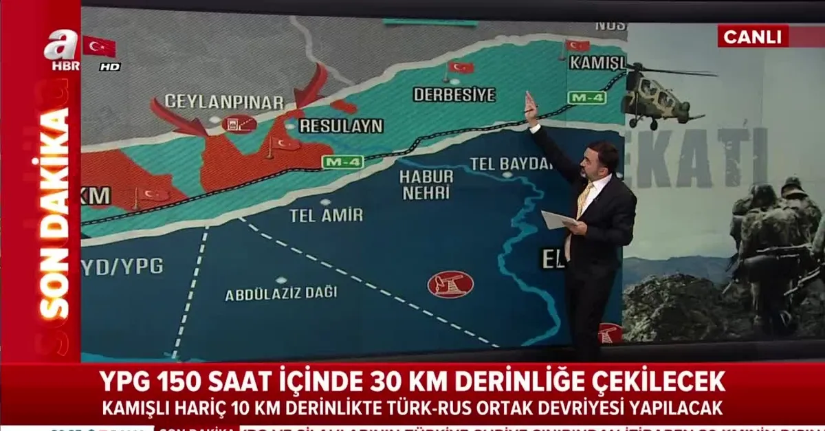 Son dakika... Türkiye ile Rusya arasında tarihi anlaşma! İşte harita üzerinde Suriye mutabakatı
