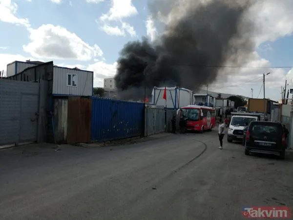 SON DAKİKA: Ümraniye'de ortalık karıştı! Ateşe verip polise taşlarla saldırdılar - 8