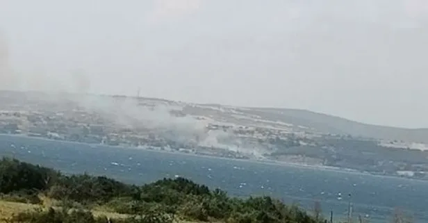 Çanakkale’de orman yangını!