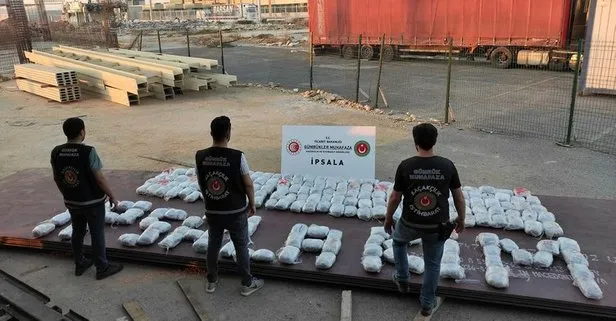 Sınır kapısında operasyon! 227 kilo...