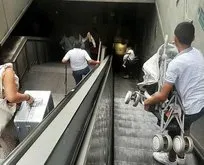 Taksim metrosunda bitmeyen çile! Vatandaş isyanda