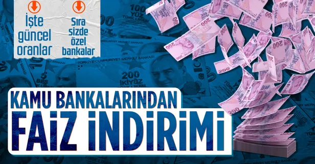 3 kamu bankasından faiz indirimi! Kredi faiz oranları ne kadar oldu? Halkbank, Ziraat Bankası, Vakıfbank ihtiyaç, taşıt, konut kredisi
