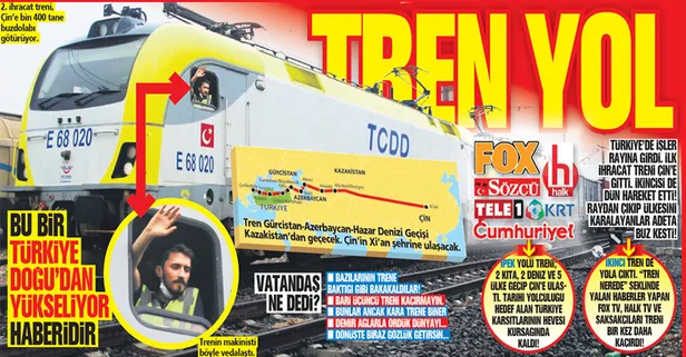 Raydan çıkıp ülkesine karalayanları üzecek haber: İkinci ihracat treni yola çıktı