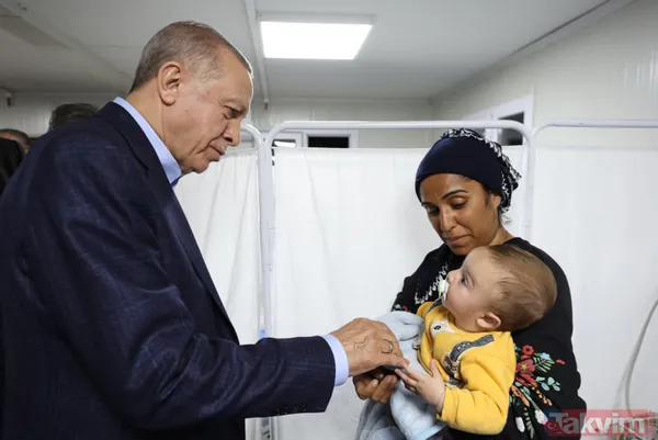 Başkan Recep Tayyip Erdoğan Hatay'ı ziyaret etti: Hem kalbimizle hem gözümüzle hem ziyaretlerimizle Hatay'ın yanında yer almayı sürdüreceğiz - 1