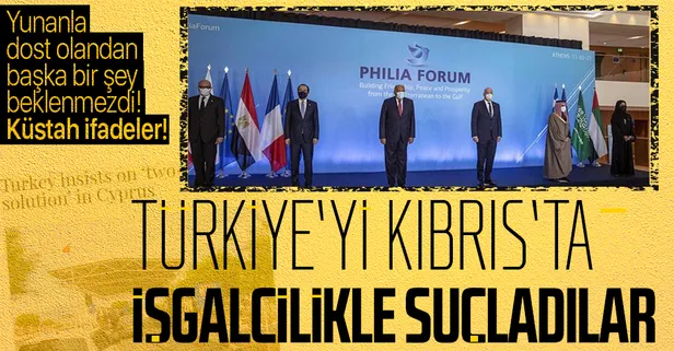 Yunanistan ile 'Dostlu Forum'unda buluşan Suudi Arabistan'dan küstah sözler! Türkiye'yi Kıbrıs'ta işgalci olmakla suçladılar!