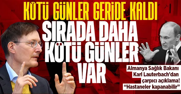 Enerji krizi Almanya'daki sağlık sistemini de vurdu! Alman Sağlık Bakanı "Hastaneler kapanabilir" uyarısında bulundu