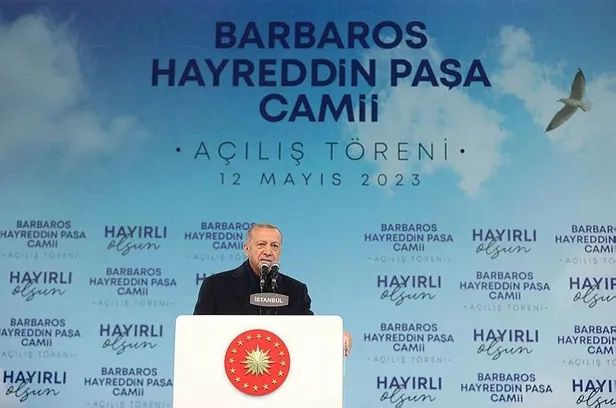 Başkan Erdoğan'dan Barbaros Hayreddin Paşa Camii açılışında önemli açıklamalar-3