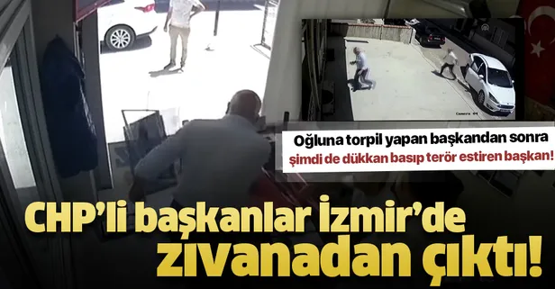 CHP'li başkan Rıdvan Karakayalı iş yeri basıp terör estirdi