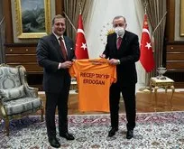 Başkan Erdoğan, Burak Elmas’ı kabul etti
