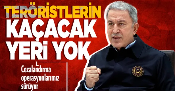 Son dakika: 3 askerimizin şehit olduğu operasyonla ilgili Bakan Akar'dan açıklamalar: Kaçacak yerleri yok