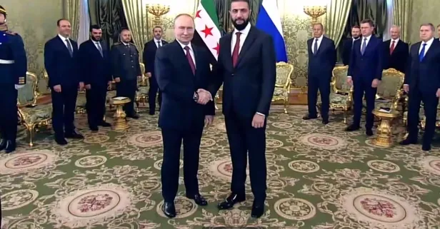 CANLI ANLATIM | Suriye Cumhurbaşkanı Ahmed Şara Kremlin'de Putin ile görüştü: Gündem Esad'ın iadesi