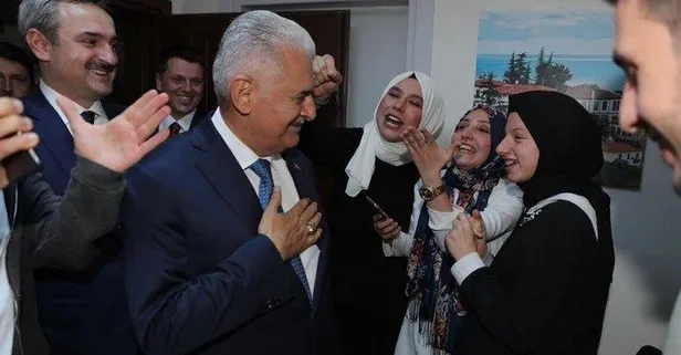 Binali Yıldırım'dan sürpriz ziyaret