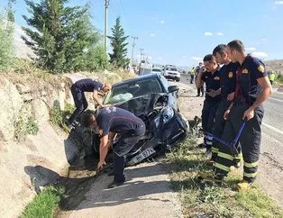 Vali Karaömeroğlu trafik kazası geçirdi