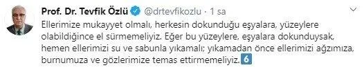 Bilim Kurulu Üyesi Prof. Dr. Tevfik Özlü açıkladı: Ellerdeki yaradan Kovid-19 bulaşır mı?-8