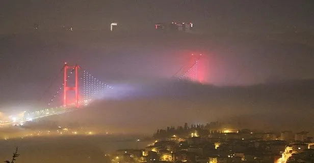 İstanbul’da sis etkili olmaya devam ediyor