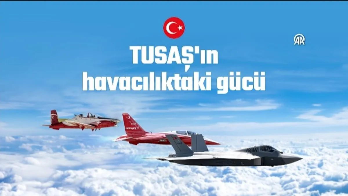 40 saniyede TUSAŞ'ın havacılıktaki gücü!