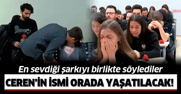 Ceren Özdemir’in ismi okulunda yaşatılacak