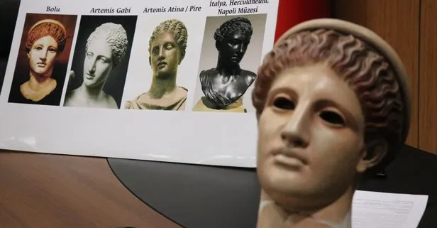 Bolu’da 50 yıldır müzede sergileniyor! Mitolojik tanrıça Artemis heykeli çıktı