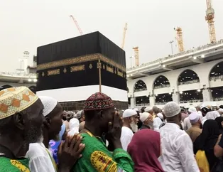 Kabe'de yağmur sevinci