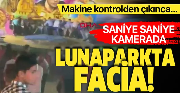 İspanya'da lunaparkta feci kaza