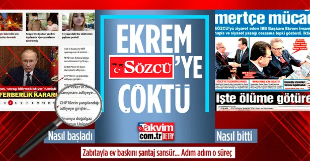 Ekrem İmamoğlu Sözcü'yü teslim aldı! Burak Akbay'ın annesinin evini zabıtayla bastırmıştı... Adım adım o süreç