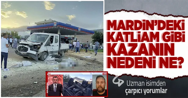 Katliam gibi kaza! Mardin'de neler yaşandı? Şoför uyudu mu? Fren mi boşaldı?