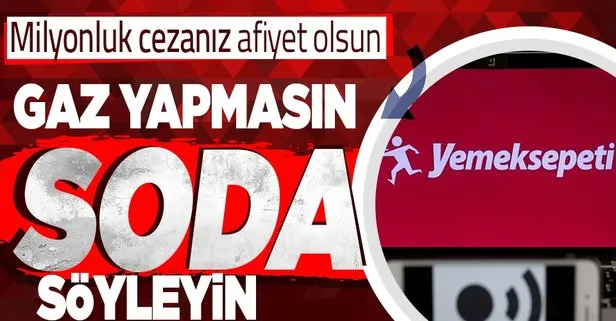 Yemeksepetine 1 milyon 900 bin lira ceza