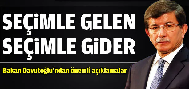 Davutoğlu’ndan kritik açıklama