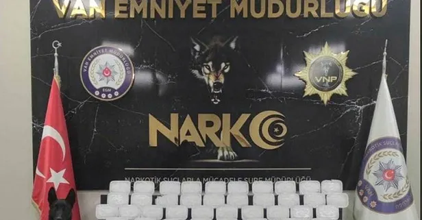 Van’da 39 kilo uyuşturucu ele geçirildi