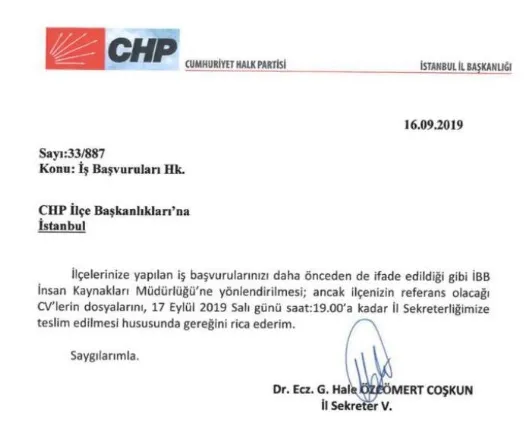 İşçi kıyımının arkasından bakın ne çıktı! CHP'li referansın varsa İBB'de işin hazır!-1