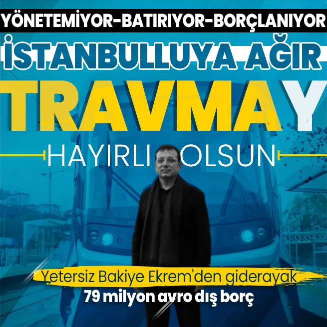 CHPli İBB Başkanı Ekrem İmamoğlundan İstanbulluya giderayak 79 milyon 900 bin avro dış borç